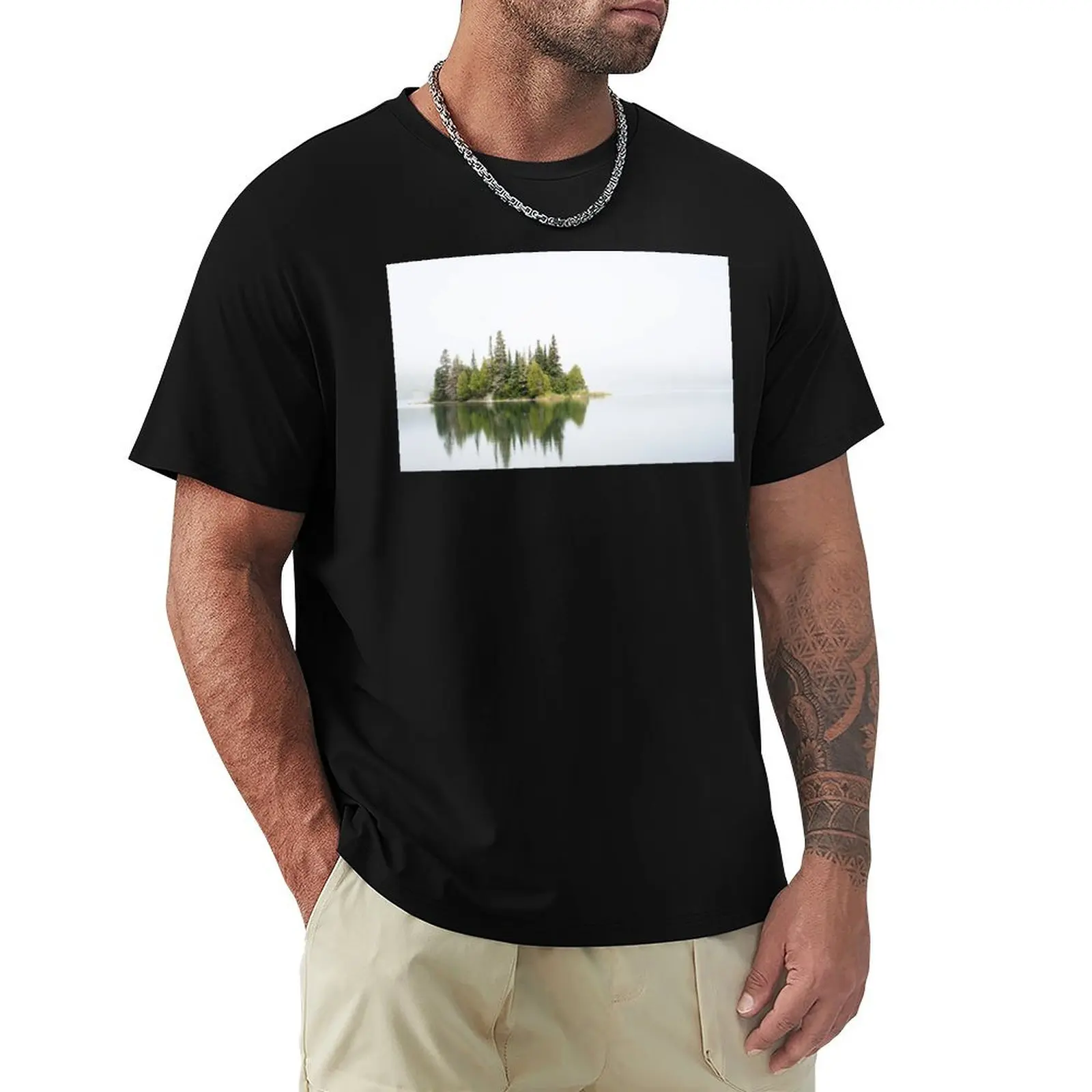 A Misty Isle Royale T-Shirt Big and Tall Short Sleeve Tee