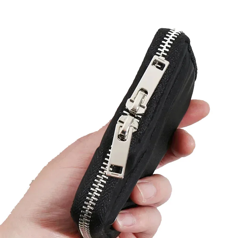 

Японский мужской кошелек, сумка для хранения наушников, держатель для кредитных карт, чехол для мальчиков и девочек, органайзер для банковских карт, кошелек на молнии