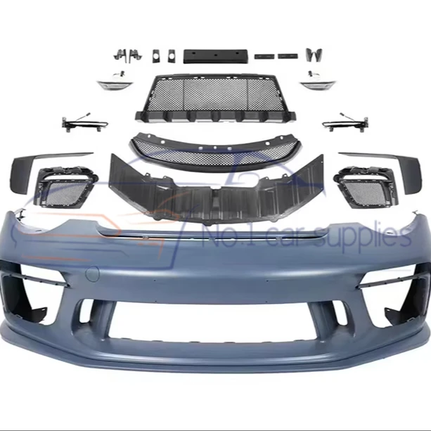 

STLF For 997 Upgrade Bodykit Car 991 GT3 Front Bumper With Surround Kit Equipped Daytime Running Lights