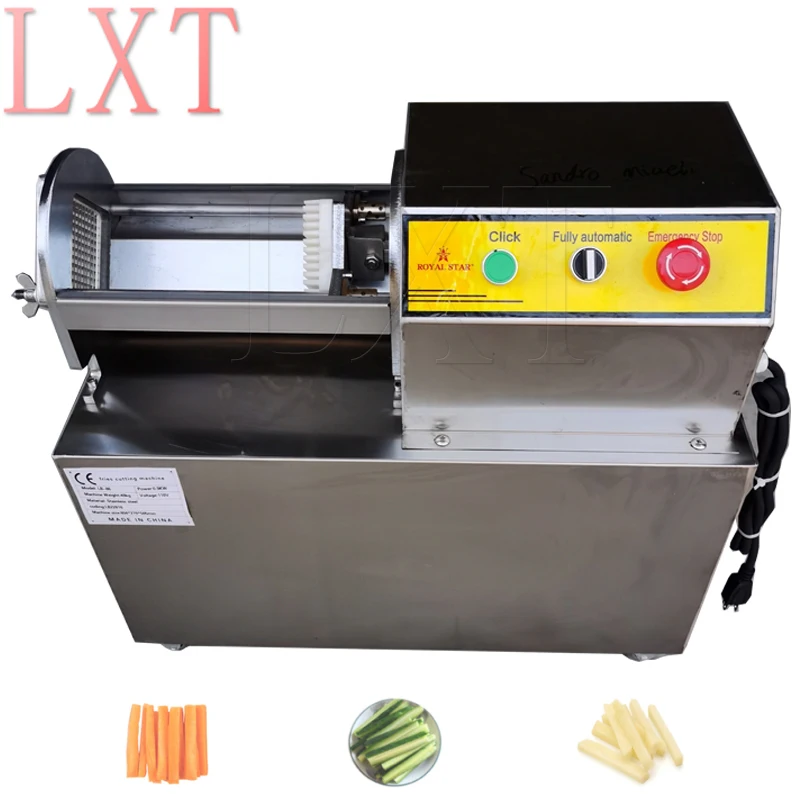 

Commercial Electric French Fries Slicer For Potato Radish Cucumber Strip Cutter Stainless Steel Vegetable Cutting Machine