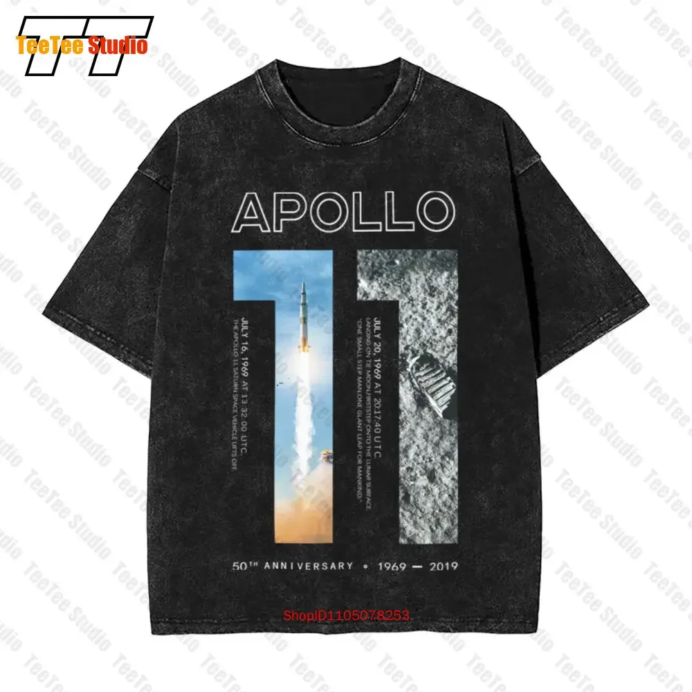 Apollo 11 50Th Anniversary Moon Landing Armstrong Aldrin Vintage Oversized T-Shirt 51ST