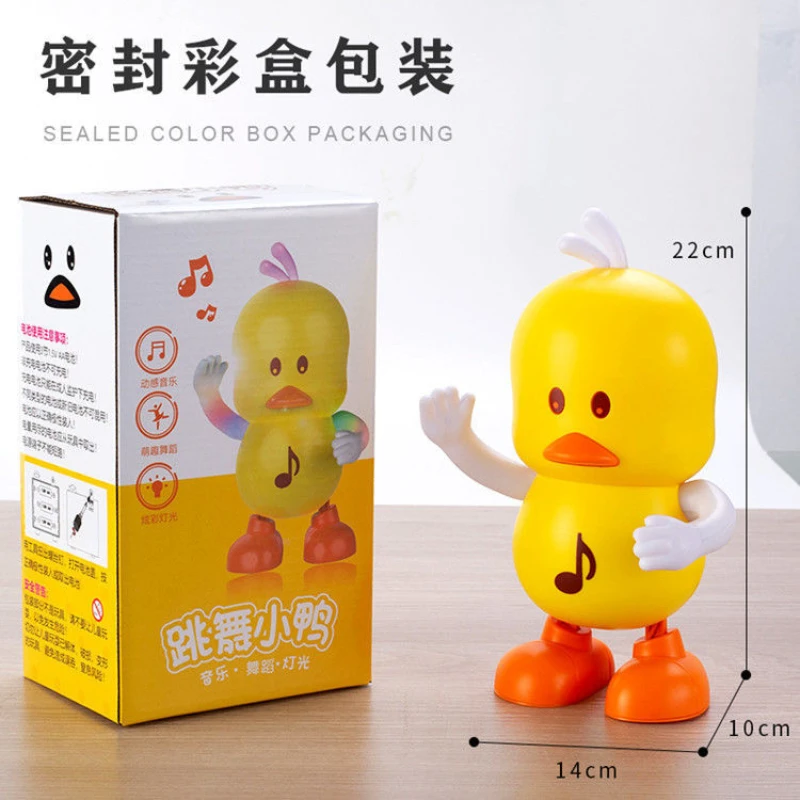 Electric Dancing Duck Plastic Light Music Toys, Will Sing and Dance Festive Atmosphere, Baby Shower Gifts for Guests