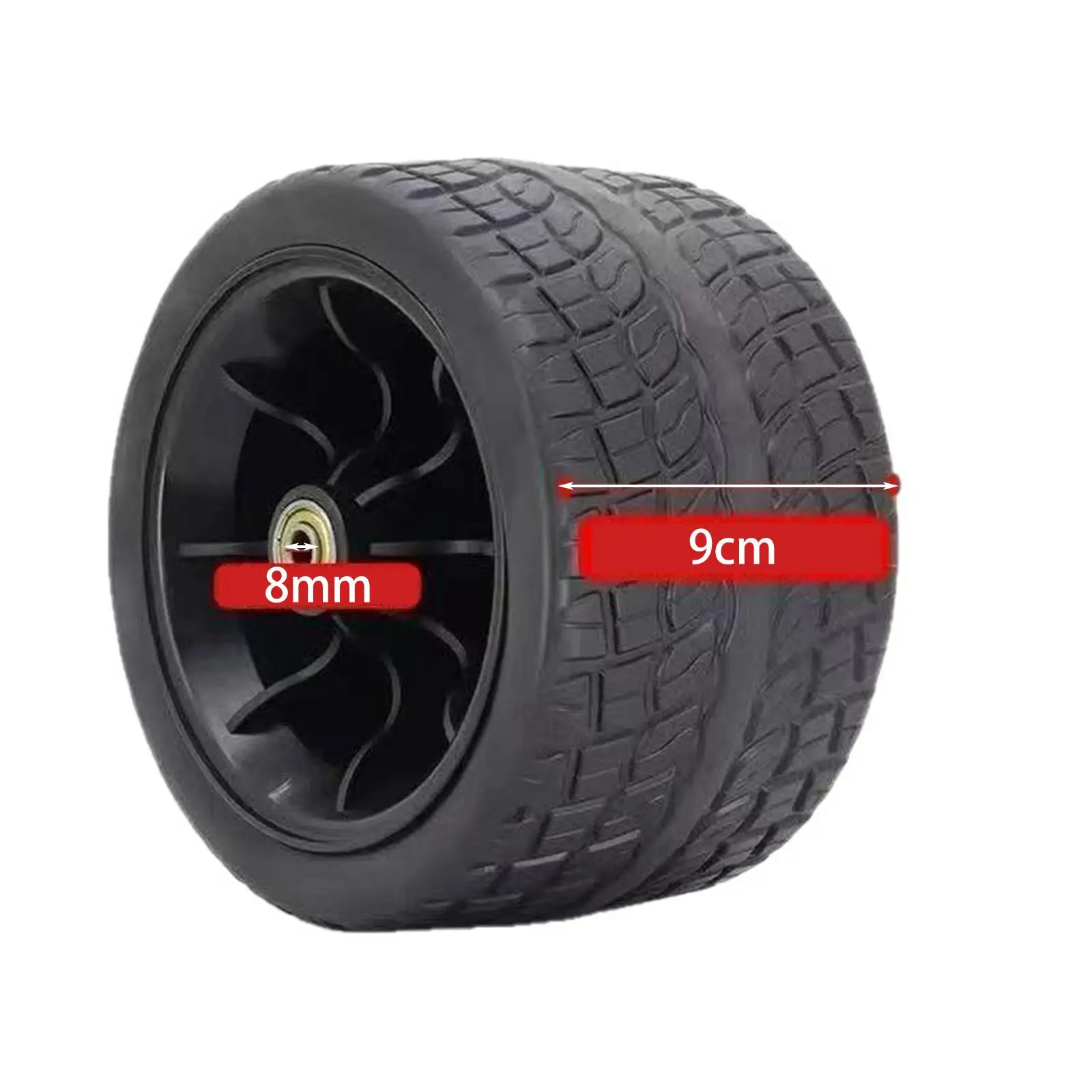 4x Camping Cart Wheels Multifunctional Repair Heavy Duty Picnic Beach Tire