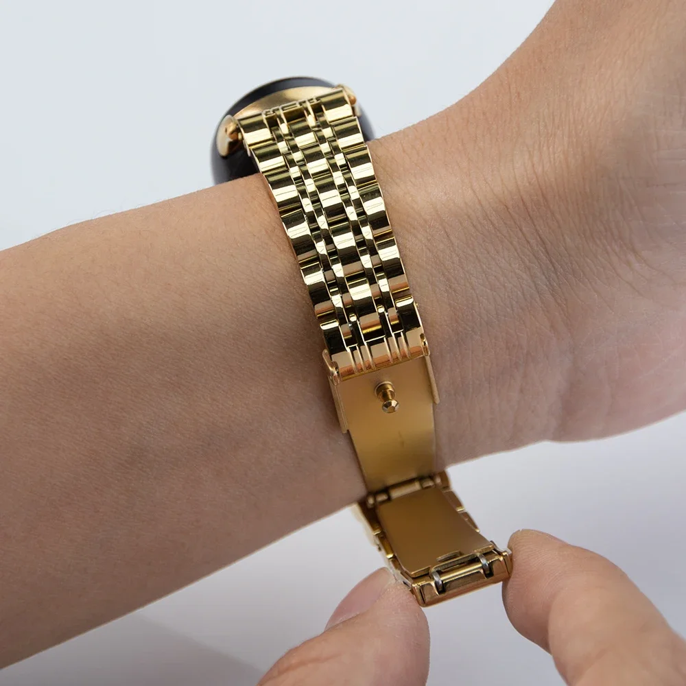 Luxus Metall Armband Für Xiaomi Mi Band 10 9 8 Armband Für Xiaomi Mi Band 8/9/10 Edelstahl faltschließe Armband