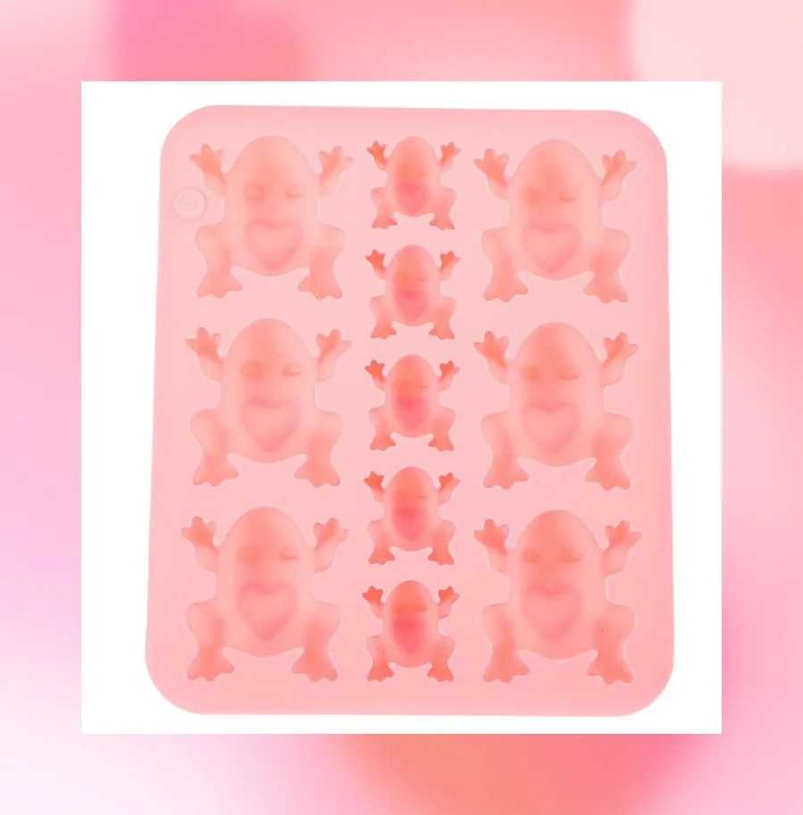 

1 Piece Of Diy Frog Silicone Mold Biscuit Cake Decoration Chocolate Fondant Silicone Mold Baking Tool Halloween