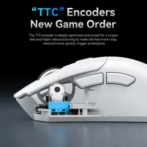 Bluetooth Gaming Wireless Mouse, Pixel Art, R1 Superlight, 2,4 g, einstellbarer Sensor, 6 DPI für das Bürospiel einstellbar 8 Hauptverkaufsmaus billiger drahtloser Spieler - №8