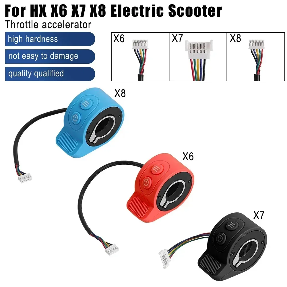 

Ручка дроссельной заслонки для большого пальца в сборе для электрического скутера HX X6 X7 X8 - запасная часть ручки контроллера скорости