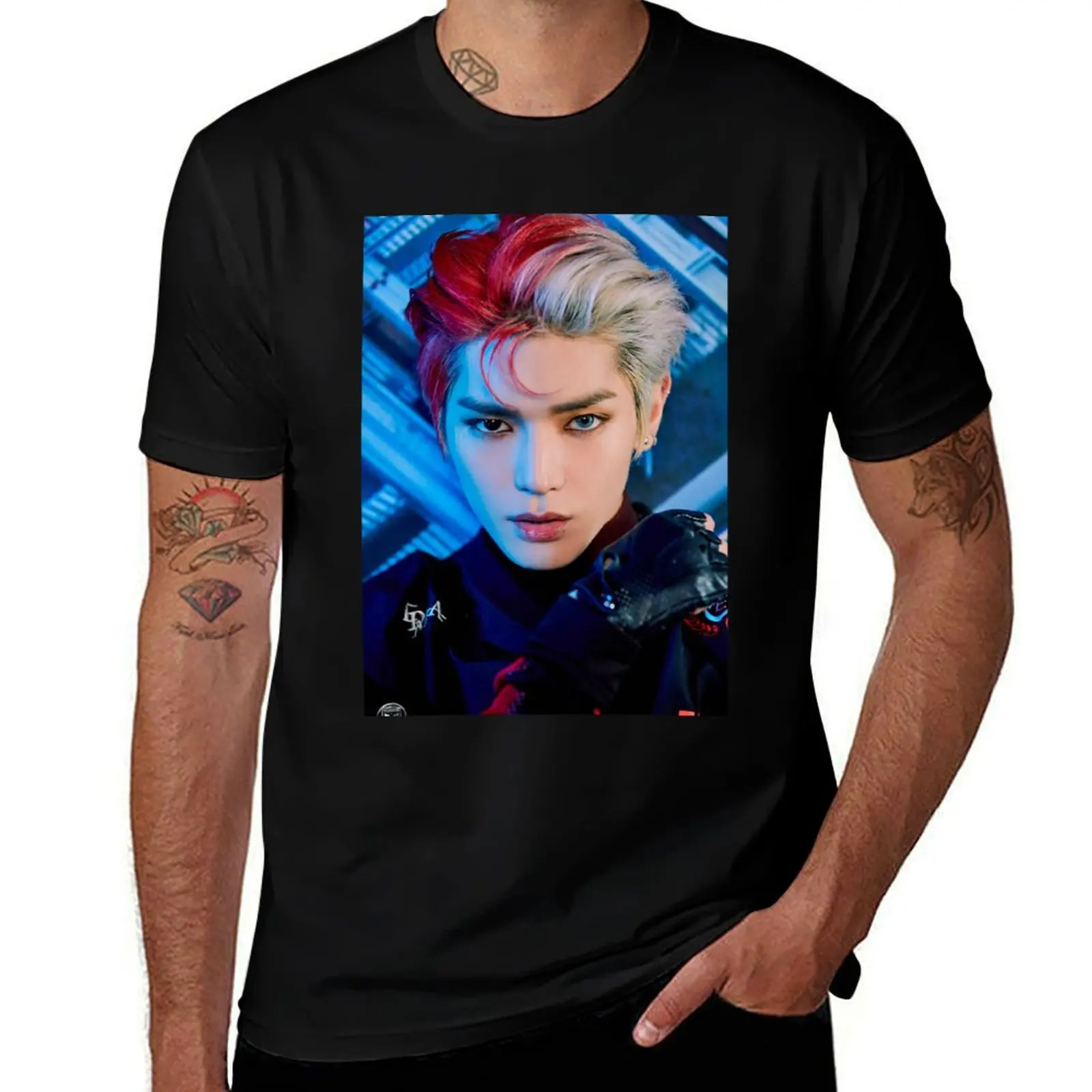 SUPERM SUPER ONE 100 TAEYONG T-Shirt Work Comfort for Men T-Shirt