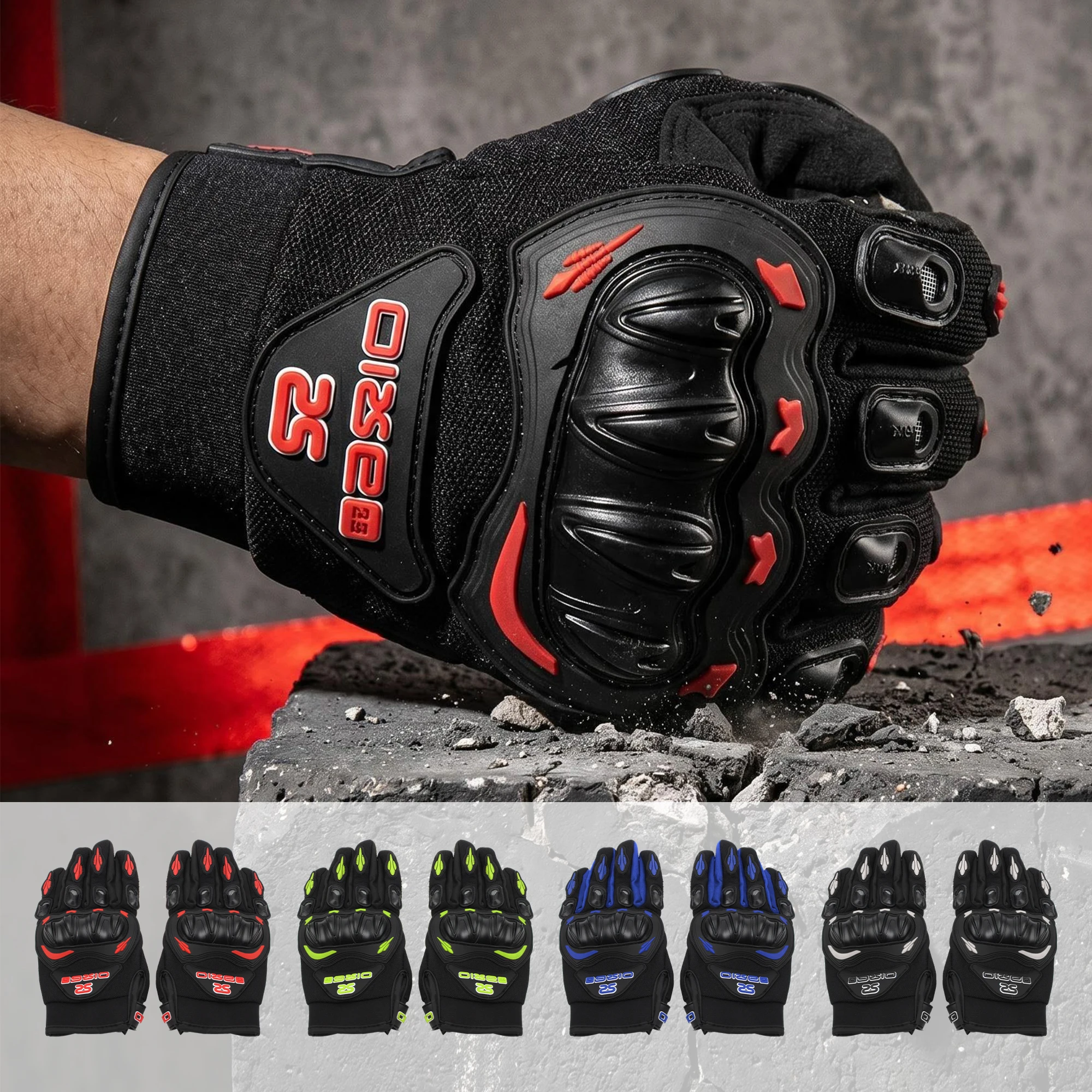 Motorcycle Gloves Cycling Gloves Non-slip Wear-resistant Drop-proof Touch Screen Enduro DirtBike Racing Cycling Gear Accessories