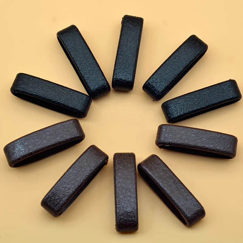 10Pcs Sturdy Belt Loop Buckles, practical ring connectors for men's daily belt replacement and repair.