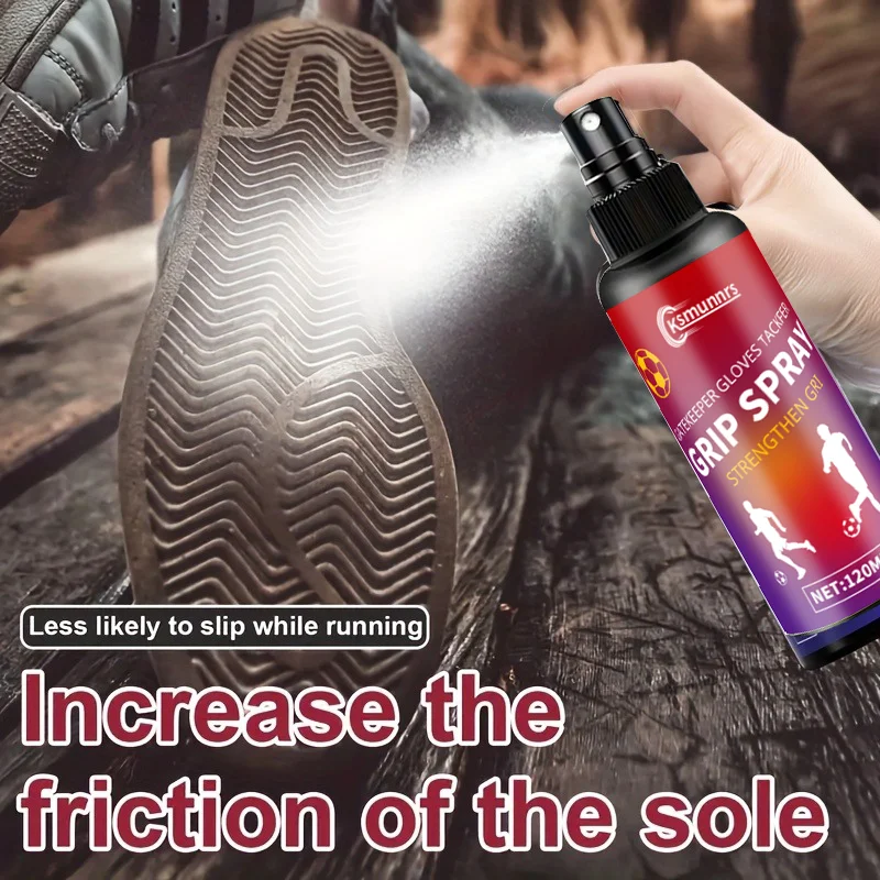 NEW！！Anti-Slip Grip Spray for Basketball Shoes - Anti-Slip Court Traction, Extend Shoe Life, Quick Use for Basketball,