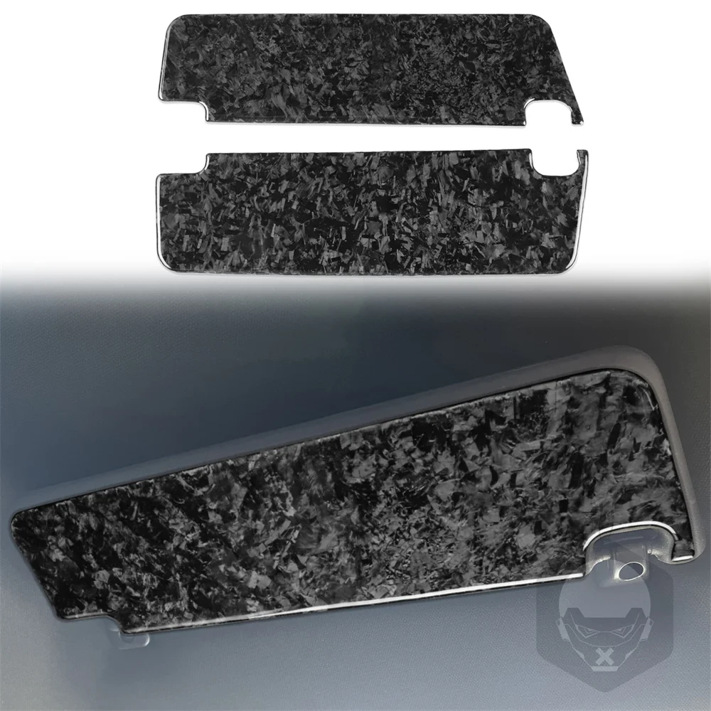 

Suitable for Snow-Franco-Mylo 2010-2015 Sun visor forged pattern soft carbon fiber interior trim