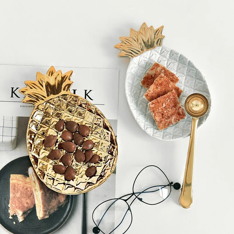 

Snack Serving Tray Decorative Storage Organizer Serving Tray Plate