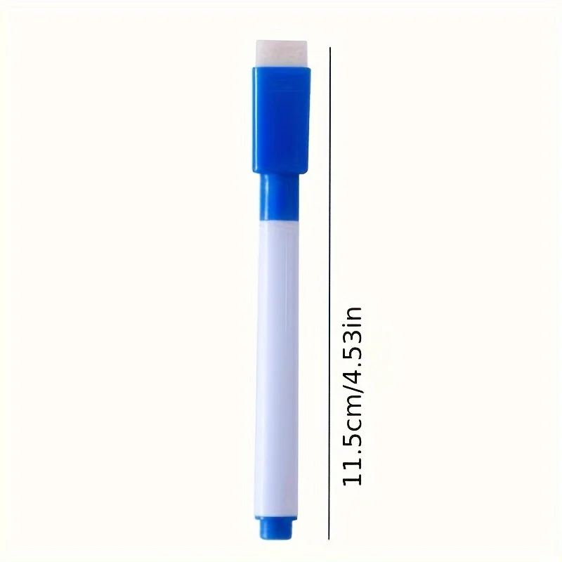 8-Farben Whiteboard-Marker mit Magnetischem Radierer, Perfekt für Büro-Whiteboards & Kalender, Ideales Kreatives Geschenk – Detail 4