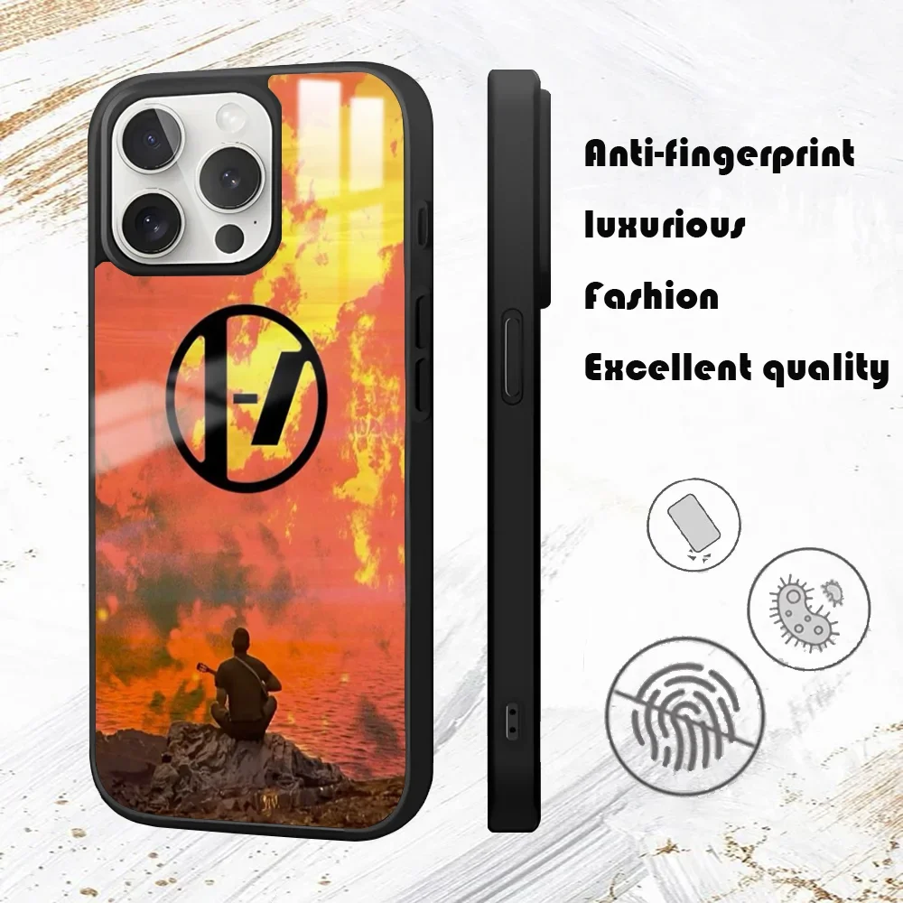 twenty one pilots Clancy Phone Case For iPhone 16 15 14 13 12 11 Pro Max Plus Mini PC Mirror Fashion  phone case