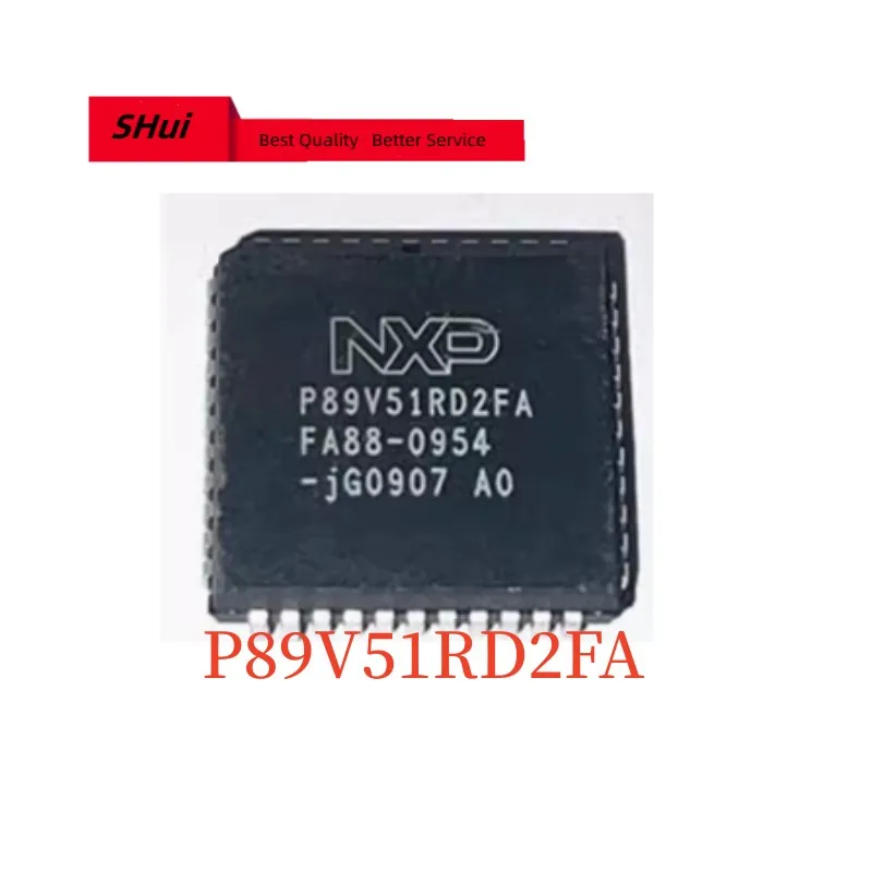 

10PCS P89V51RD2FA P89LV51RD2FA P89LV51RD2 P89LV51 PLCC44 Support ISP Port Burning Microcontroller Chip