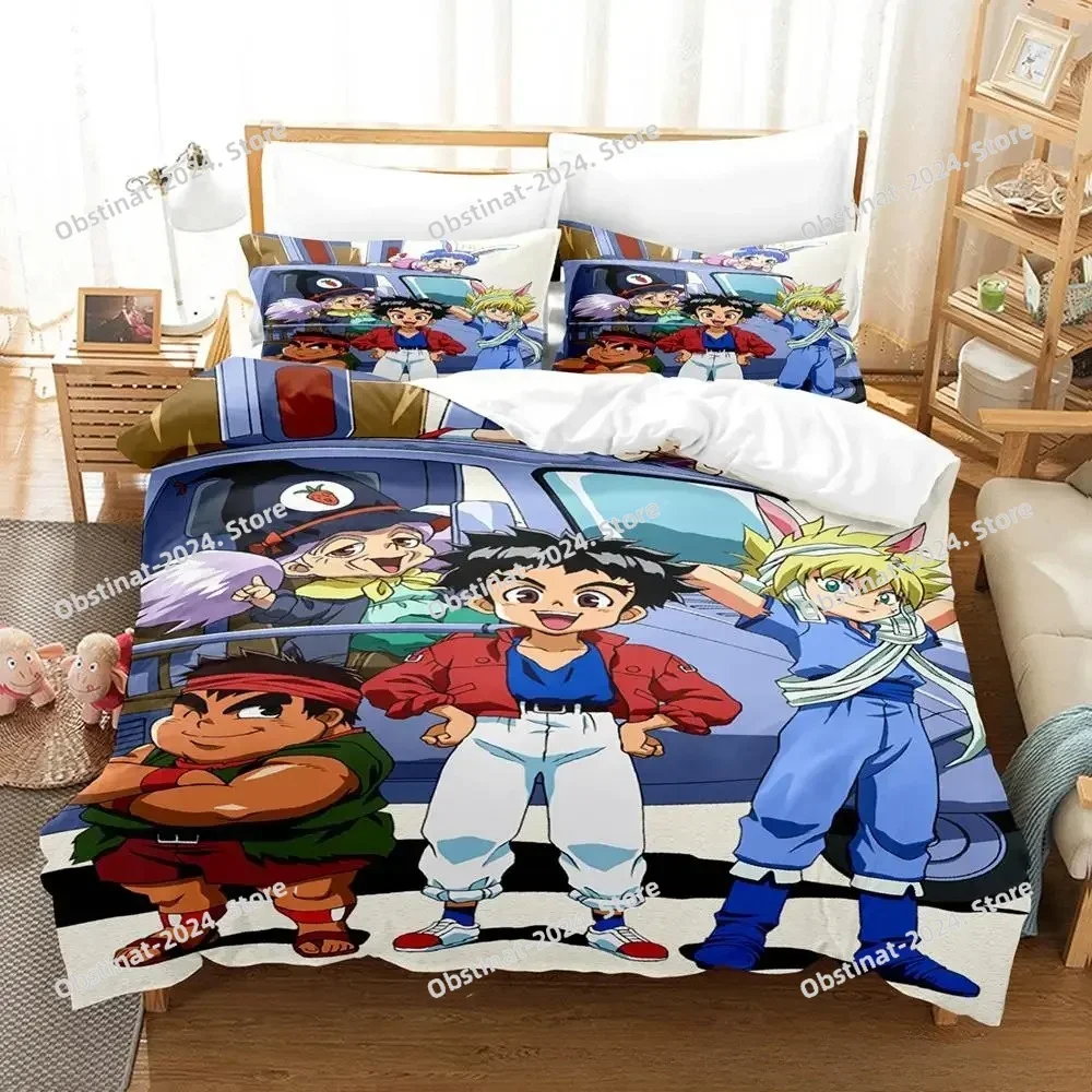 2025 Mazinger Z Bedding Set Single Twin Printed Bed Set With Pillowcase Bed Duvet Cover Soft Single Double Queen Super King Size
