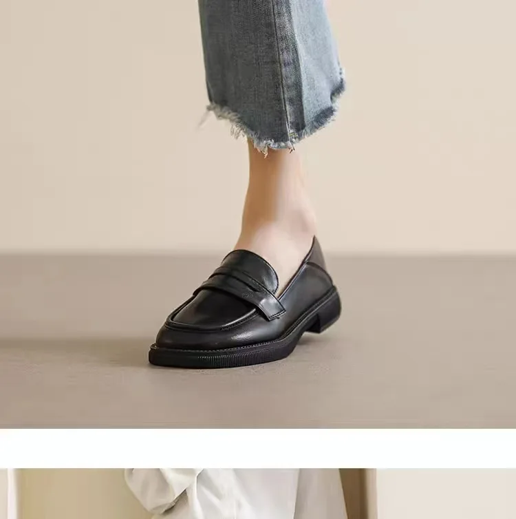 Damen-Loafer mit weicher Sohle - Bequeme Slip-On Flats, geeignet für Pendeln und Freizeitkleidung, minimalistisches Design, Mutter-Schuhe – Detail 13