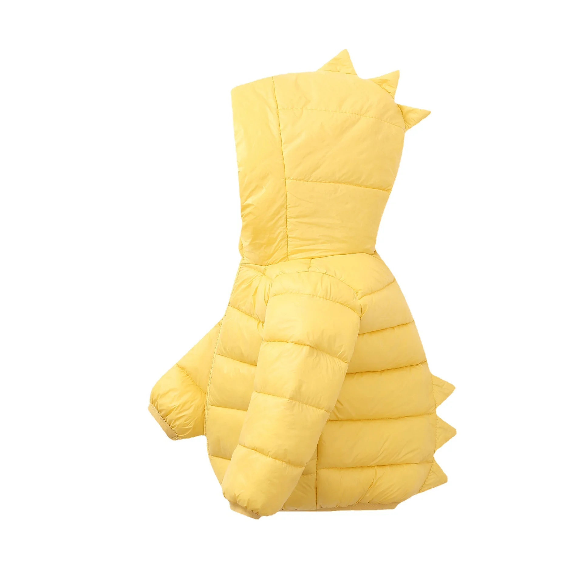 Toddler Coat Long Sleeve Baby Cotton Clothes Jacket Baby Autumn Winter Kids Cotton Clothes Pocket Jacket Dinosaur Down Jacket