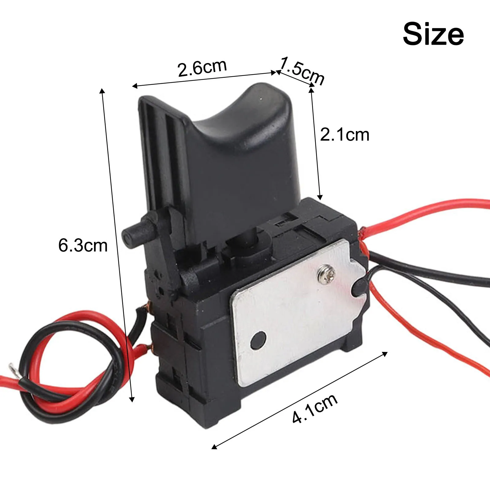 1 Pcs 16.8V / 18V Lithium Battery Cordless Drill Speed Control Trigger Switch With Light Power Tool Accessories