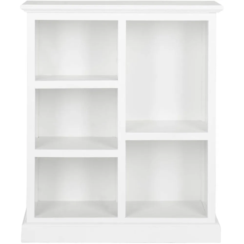 Collezione Home, libreria Maralah White a 5 ripiani, completamente assemblata