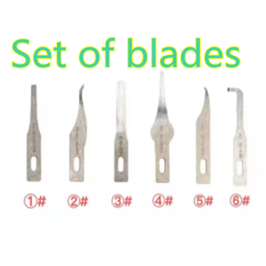 Hong Hai Tong G7 CPU Blade Set HHT Suit for Glue Removal Compatible with A12 A11 A10 A9 A8 Nand  Lace Cutter CPU Glue Removal
