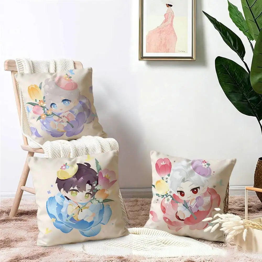 L-LoveDeepspaceS Game Romance Pillow Gift Home Office Decoration Bedroom Sofa Car Cushion Cover case 45x45