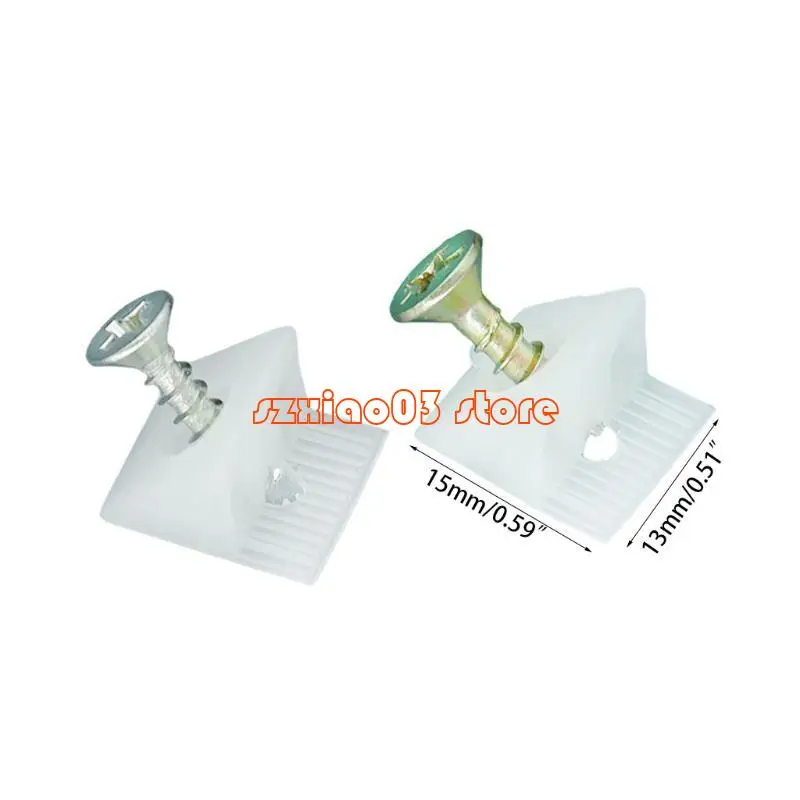 103C 50x เฟอร์นิเจอร์ซ่อมเวดจ์พร้อมสกรูลิ้นชักลิ้นชักด้านล่างรองรับ