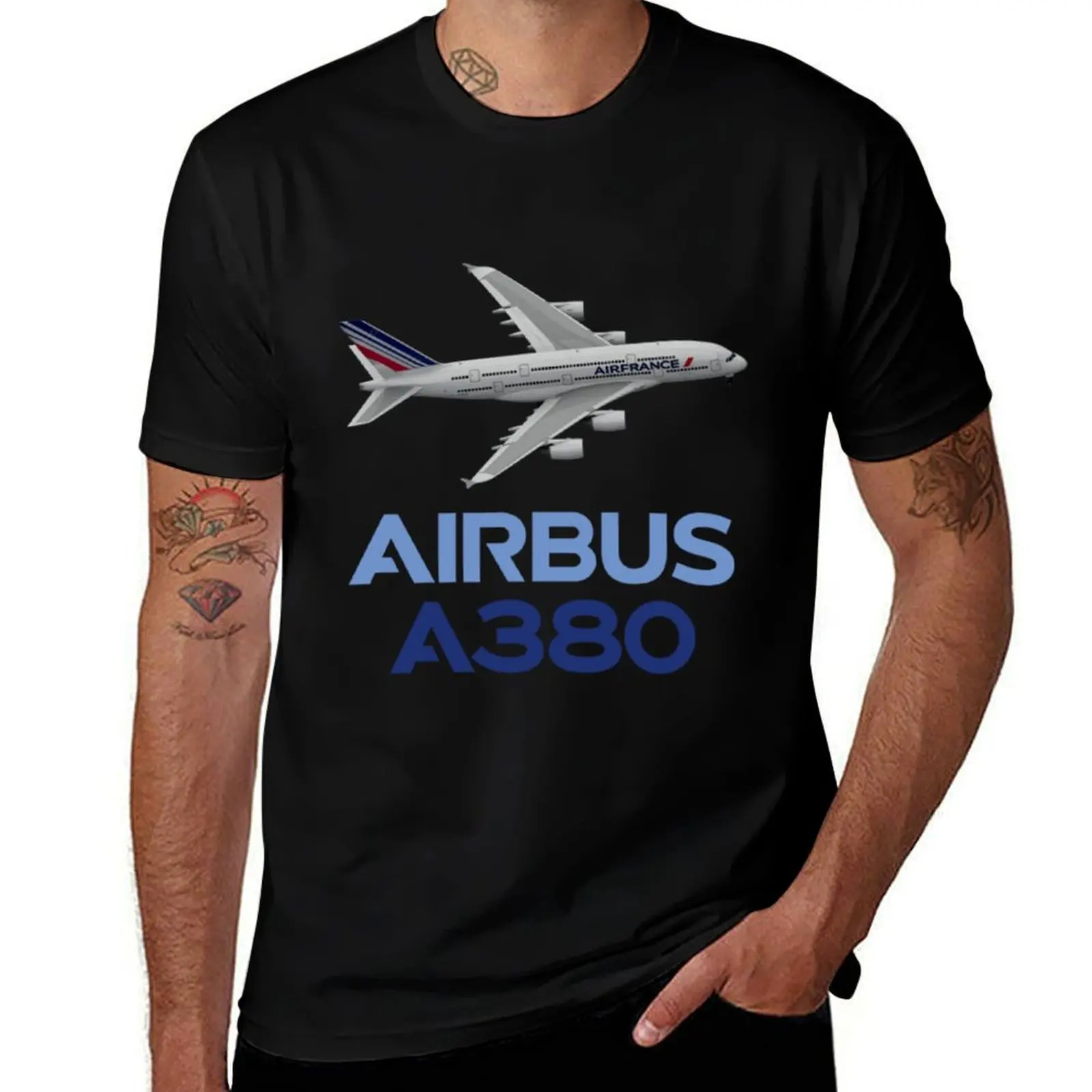 

Airbus A380 airplaneArt T-Shirt Clothing quick-drying customizeds Funny t-shirts shirts men graphic