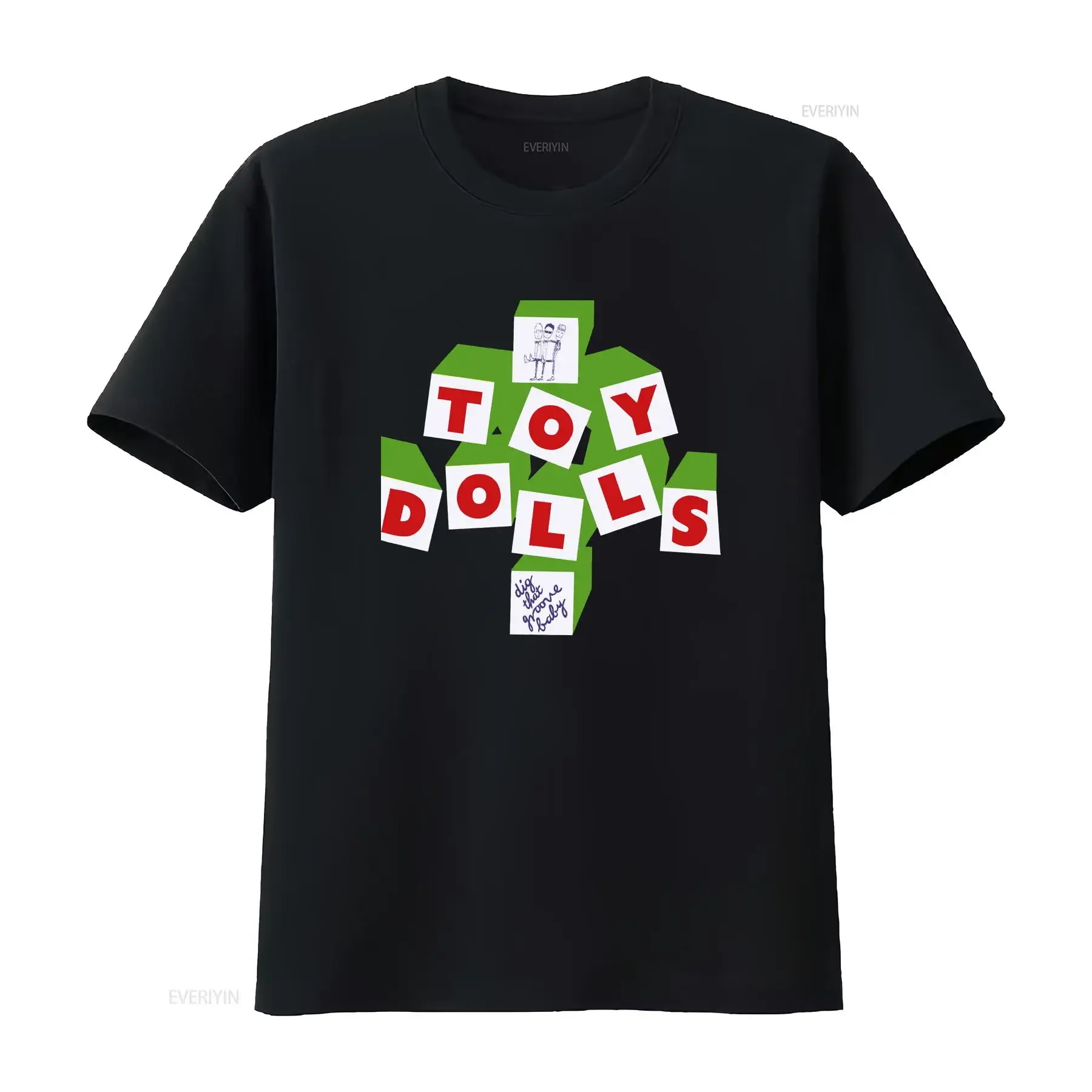 The Toy Dolls Albums  Cotton Men All size T Shirt vintage Washed graphic Top For Everyday Wear Comfortable Soft streetwear