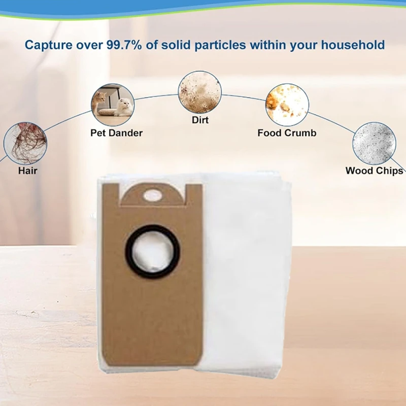 Laresar l6 pro,airrobo t10用掃除機ダストバッグ,ダストバッグ,交換用コレクターアクセサリー