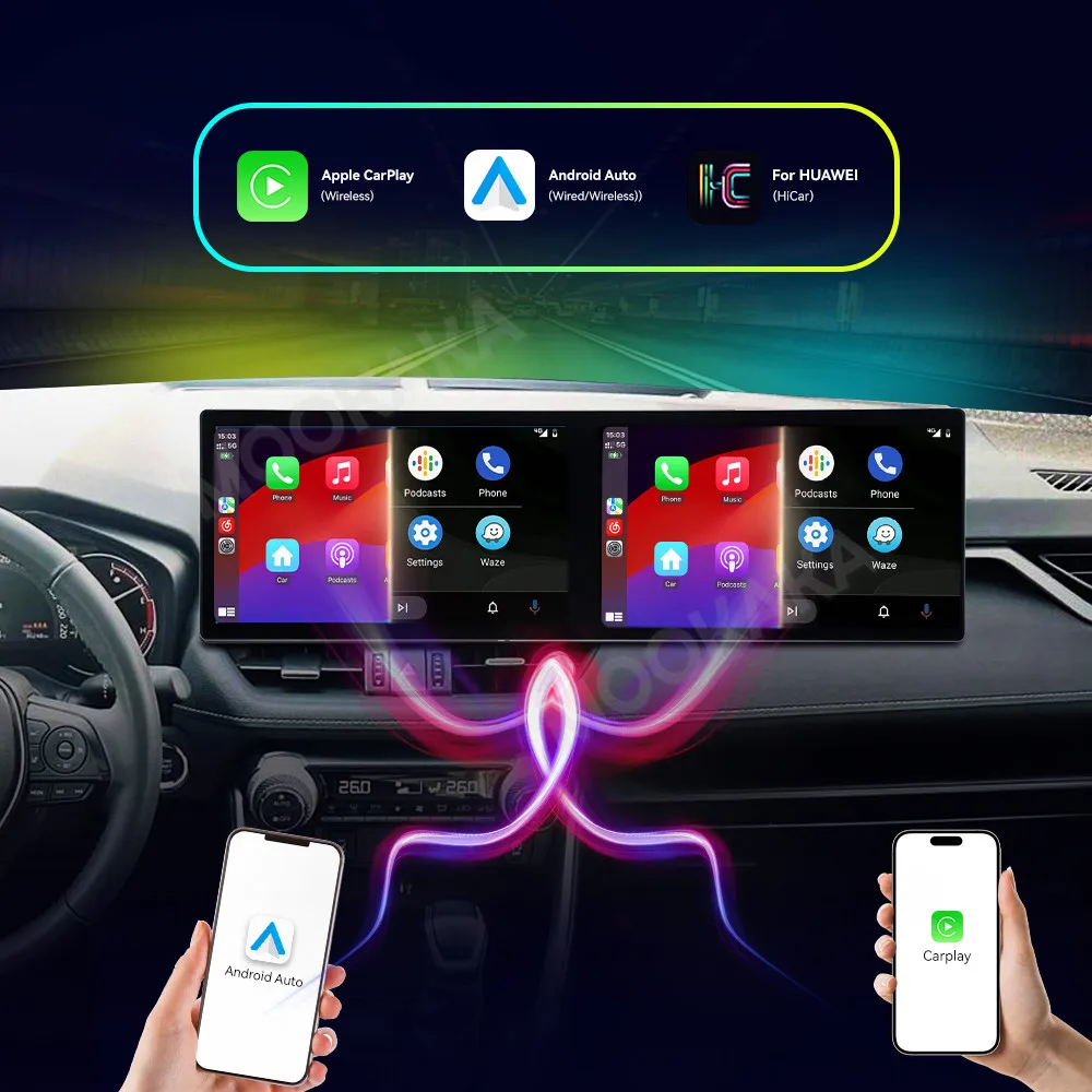 For Toyota RAV4 2020-2024 Android Car Radio Multimedia Video Wireless Carplay Autoradio Stereo GPS Navigation Head Unit
