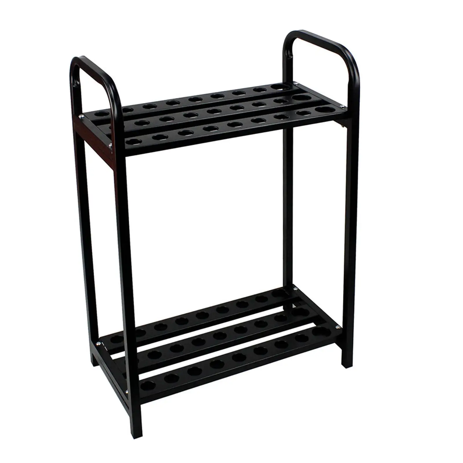 Golf Club Rack 27 Slots Portable Golf Accessories Golf Club Display Rack Metal Shelf for Golf Course Basement Indoor Garage