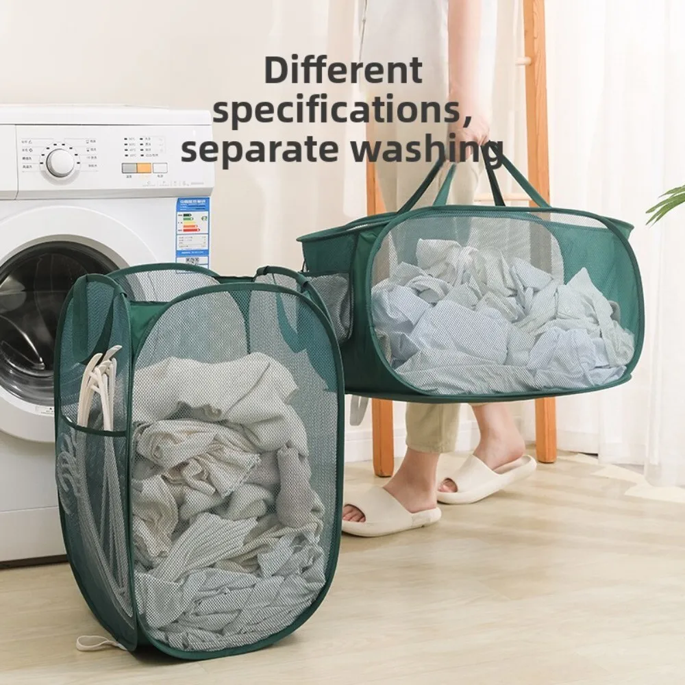 

Upgraded Portable Foldable Laundry Basket Large Hollow Design for Toy Storage Household Use Durable Lightweight Fabric