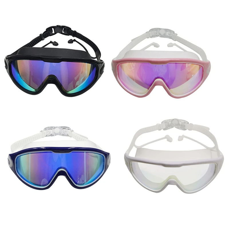 

Swim Goggles Anti-Fog UV Protection No Leaking Wide View Pool Goggles For Adult Men Women Youth Teen Over 15