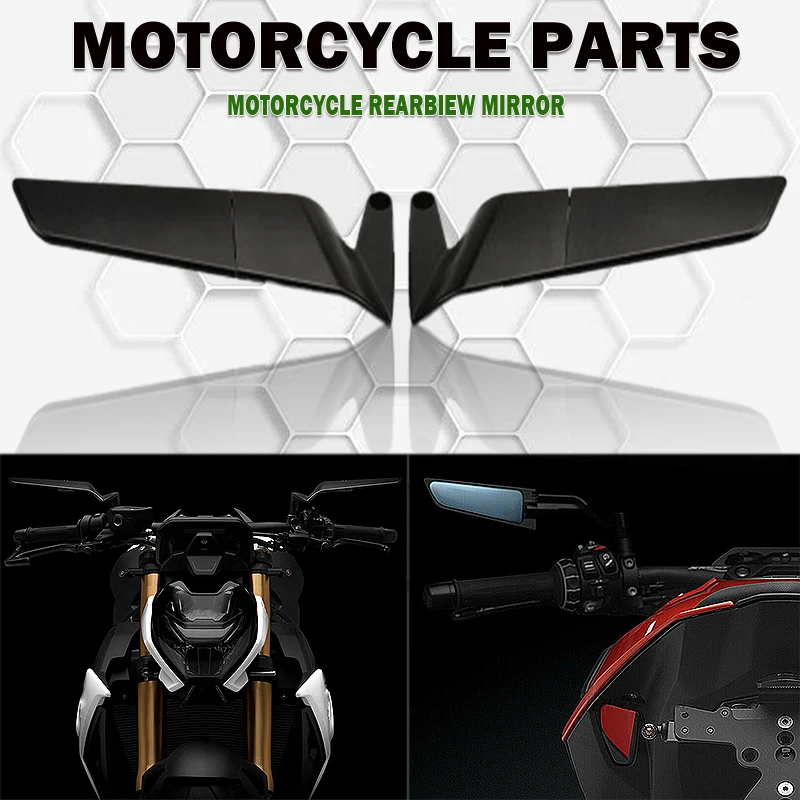 

New Motorcycle Accessories Side-Mirror For Bmw S1000R S 1000 R s1000r 2021 2022 2023 Wind Wing Side Rearview Reversing Mirror