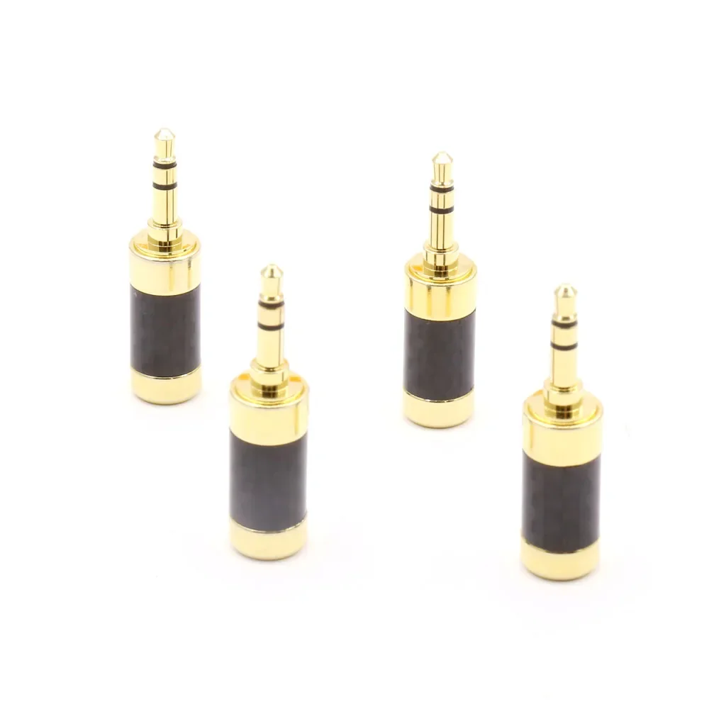 4 unidades de conector de clavija de Audio estéreo macho a macho de 3,5mm/adaptador de acoplador de unión