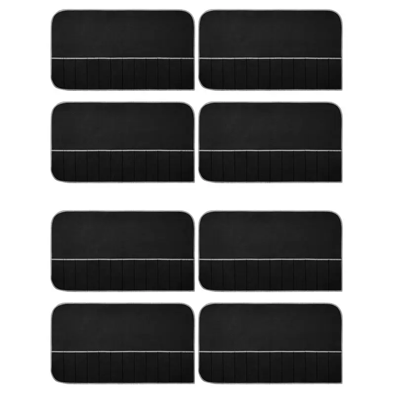 YLS-Silver Storage Bags Silver Storage Cloth Felt Flatware Organizer Anti Tarnish Silver Protector Bags 8Pcs