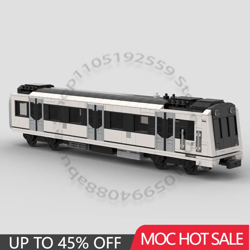 

1152 шт., серия City Engineering, строительный блок MX3000, модульная модель поезда, кирпич, креативная сборка «сделай сам», игрушка, Рождественский подарок