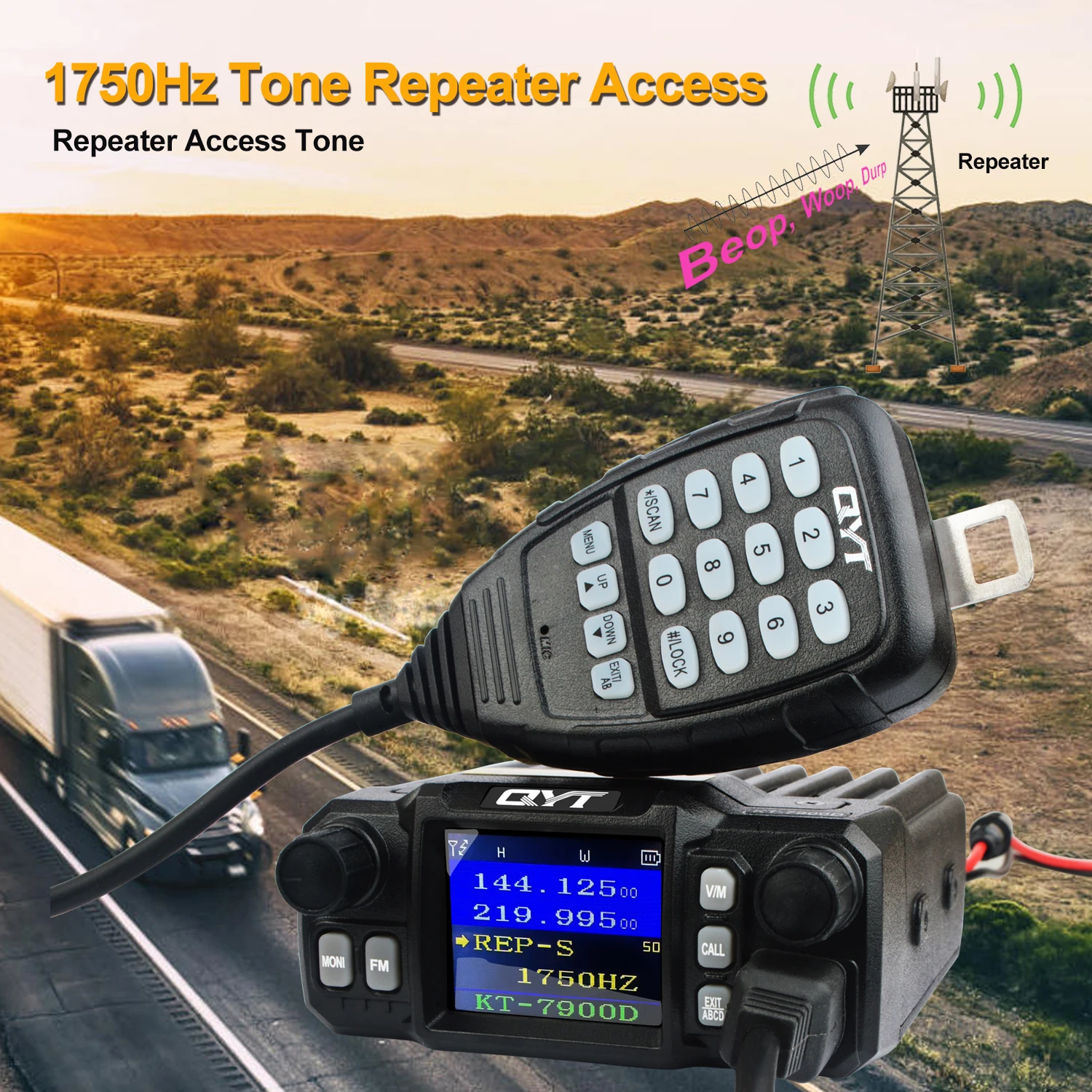 QYT لاسلكي تخاطب KT-7900D 144/220/350/430 ميجا هرتز رباعي الموجات رباعي الاستعداد 25 واط 200 قناة راديو FM صغير للهواة المحمول