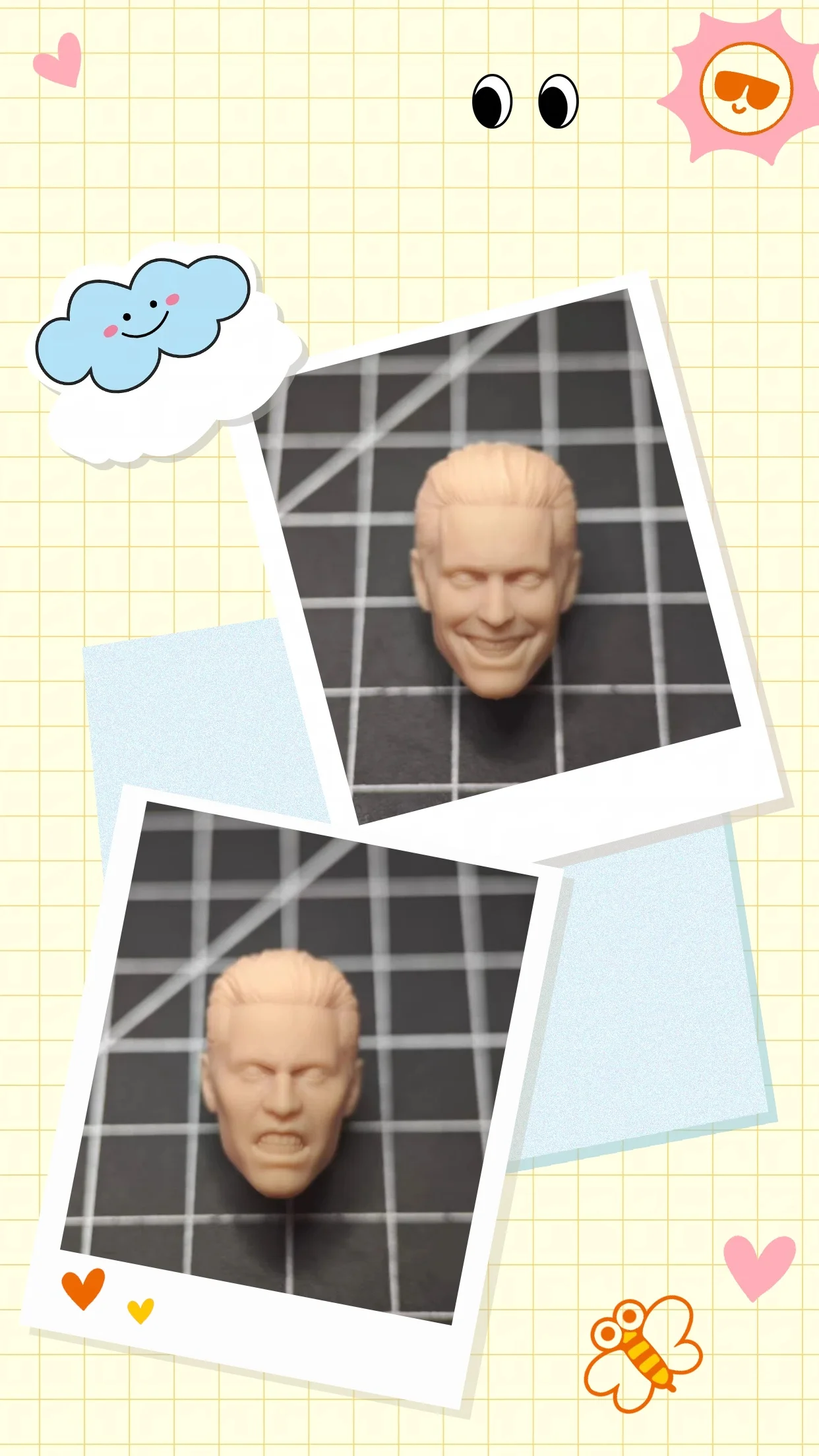 

【Unpainted】1/12 Scale Male Soldier Clown Character Jared White Head Sculpt Accessories Fit 6''Action Figure Model For Fans DIY