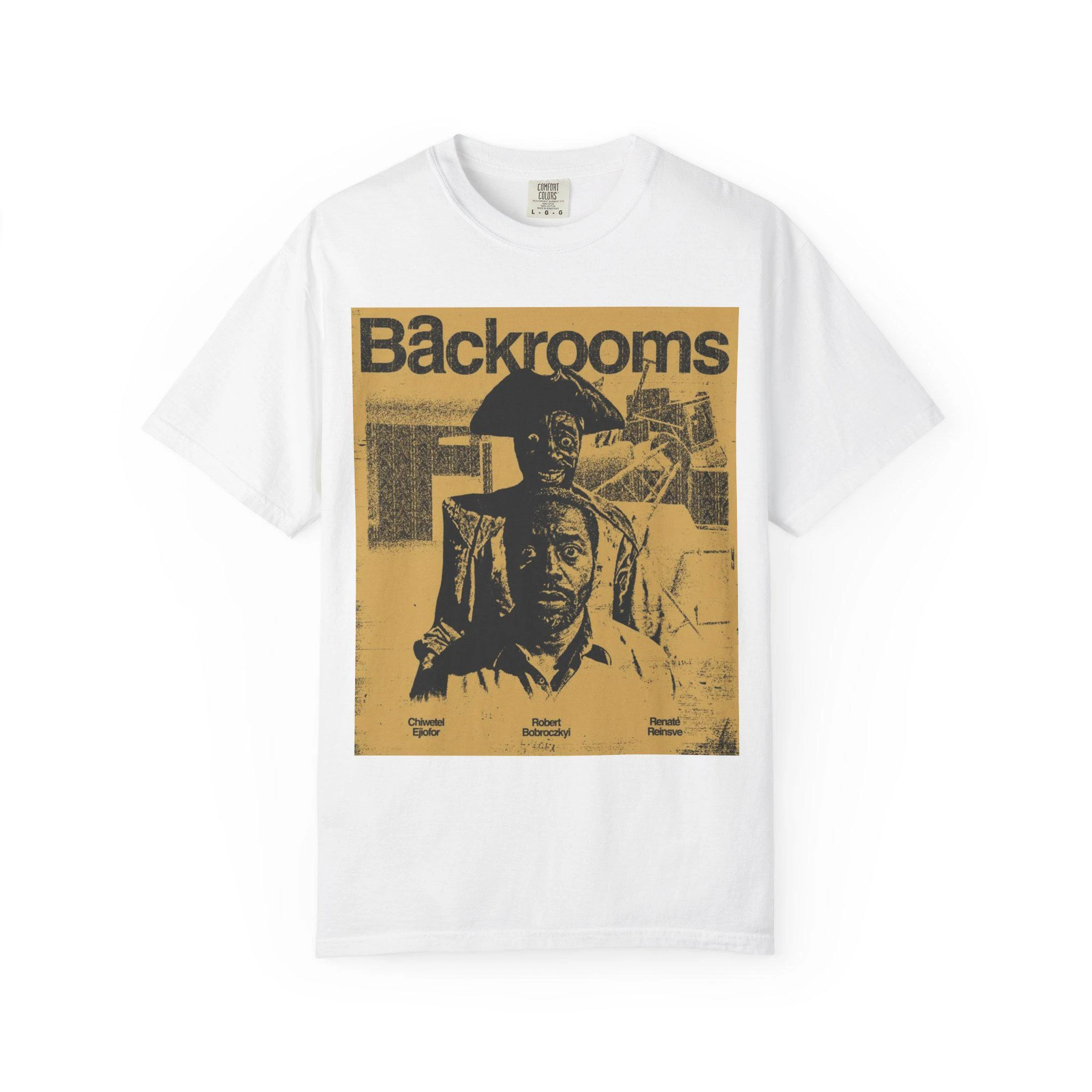 Backrooms Movie T-shirt Horror Film Theme Cotton Shirt 2026 Summer Men's Women's Street Clothing Y2k Retro Oversized Shirt