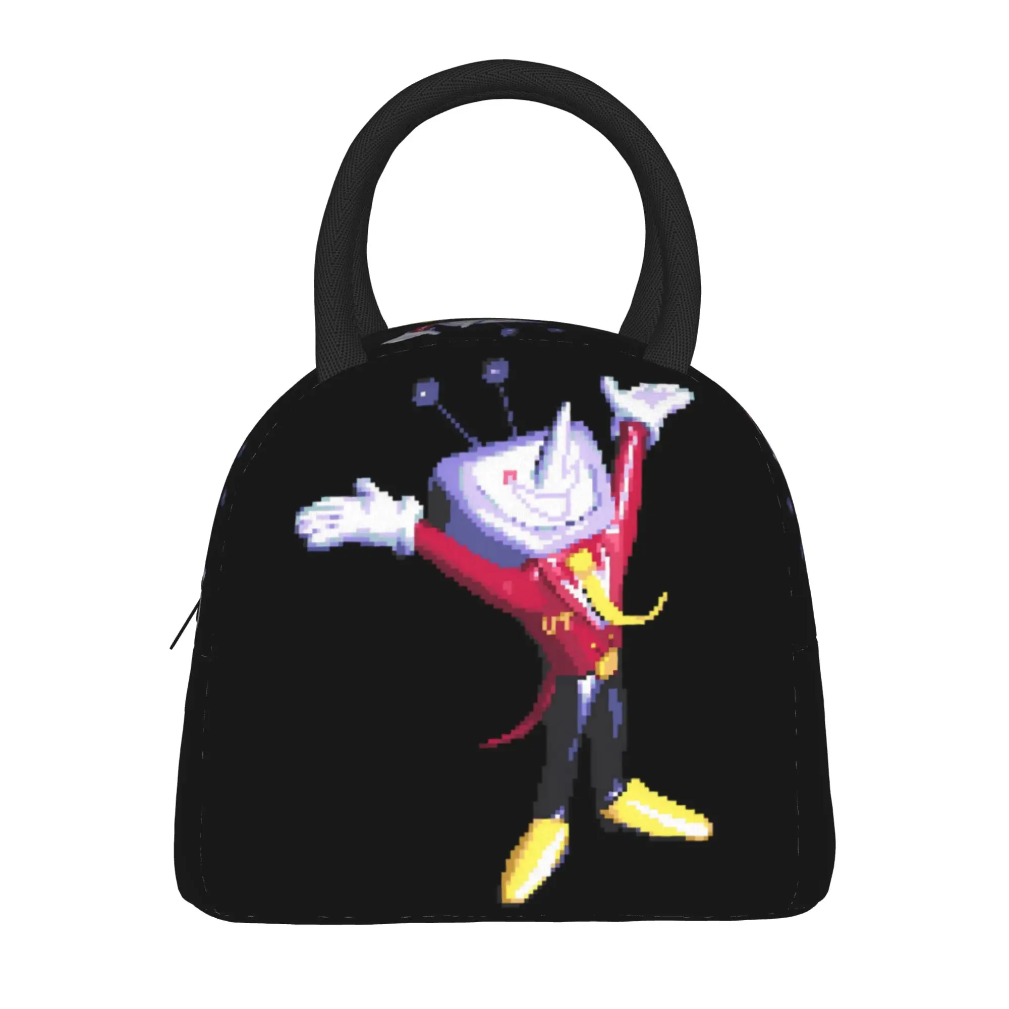 Tenna Happy Deltarune Game Lunch Bag Leisure Lunch Box For Men Picnic Portable Cooler Bag Waterproof Thermal Tote Handbags