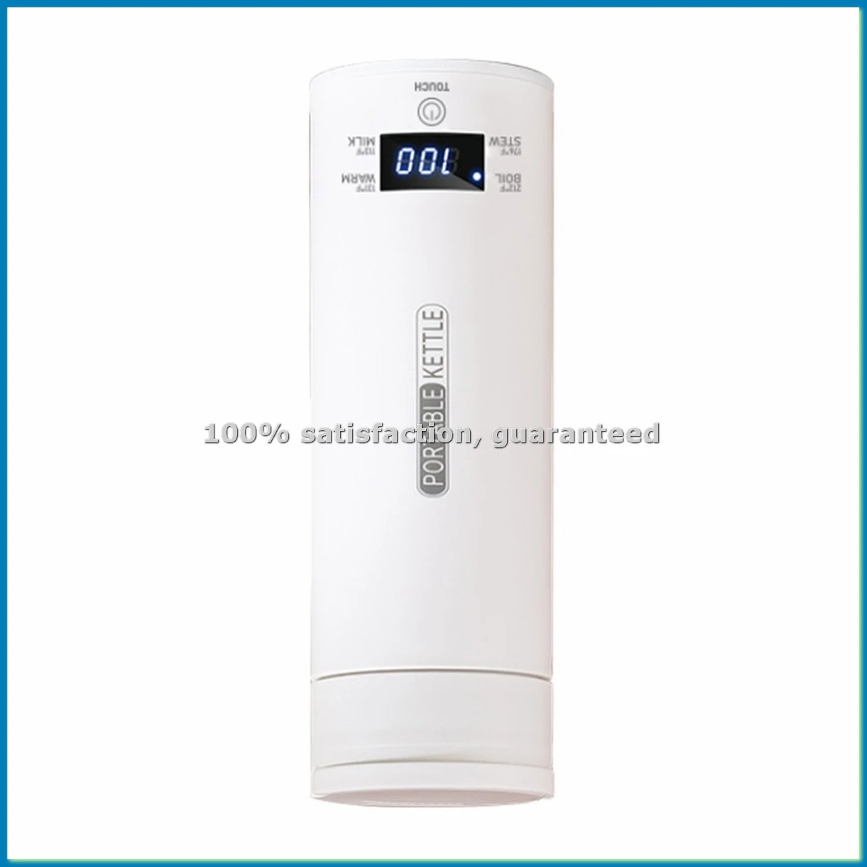 

Travel Electric Kettle Portable Small Mini Tea Coffee Kettle 304 Stainless Water Heater with LCD US Plug-ABLM