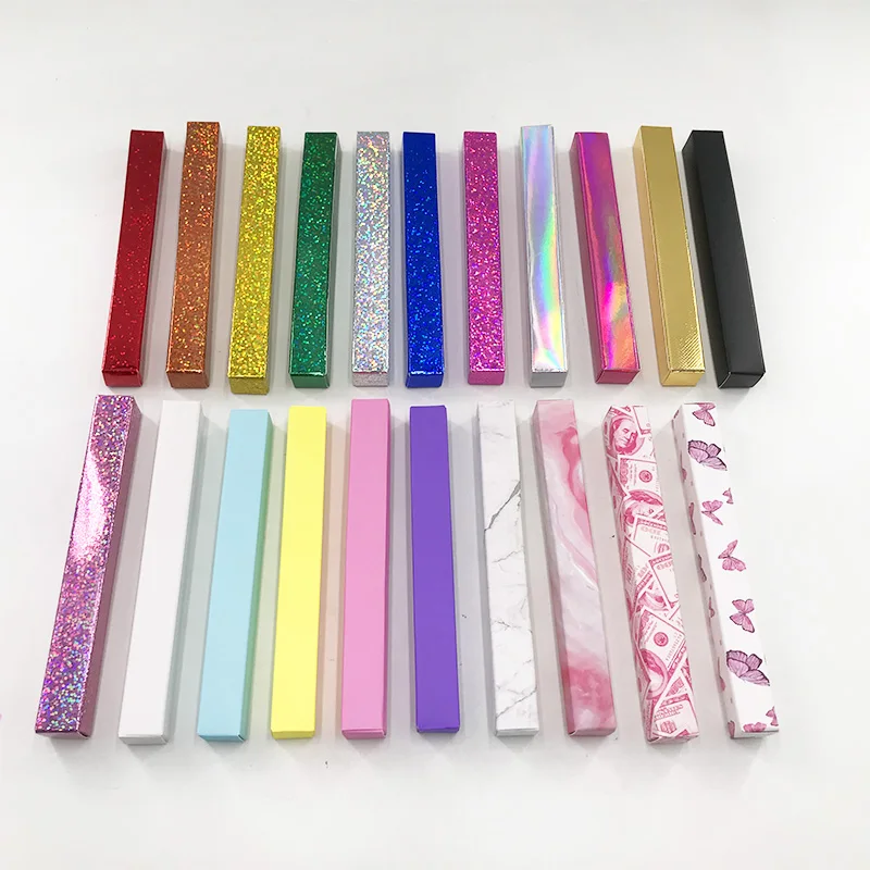 アイライナーラッシュペン包装箱カスタムプライベートロゴバルク空100個アイライナーパッケージ