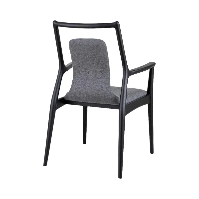 High-end hotel restaurant project furniture chair sofa home use restaurant wooden interior decoration chair