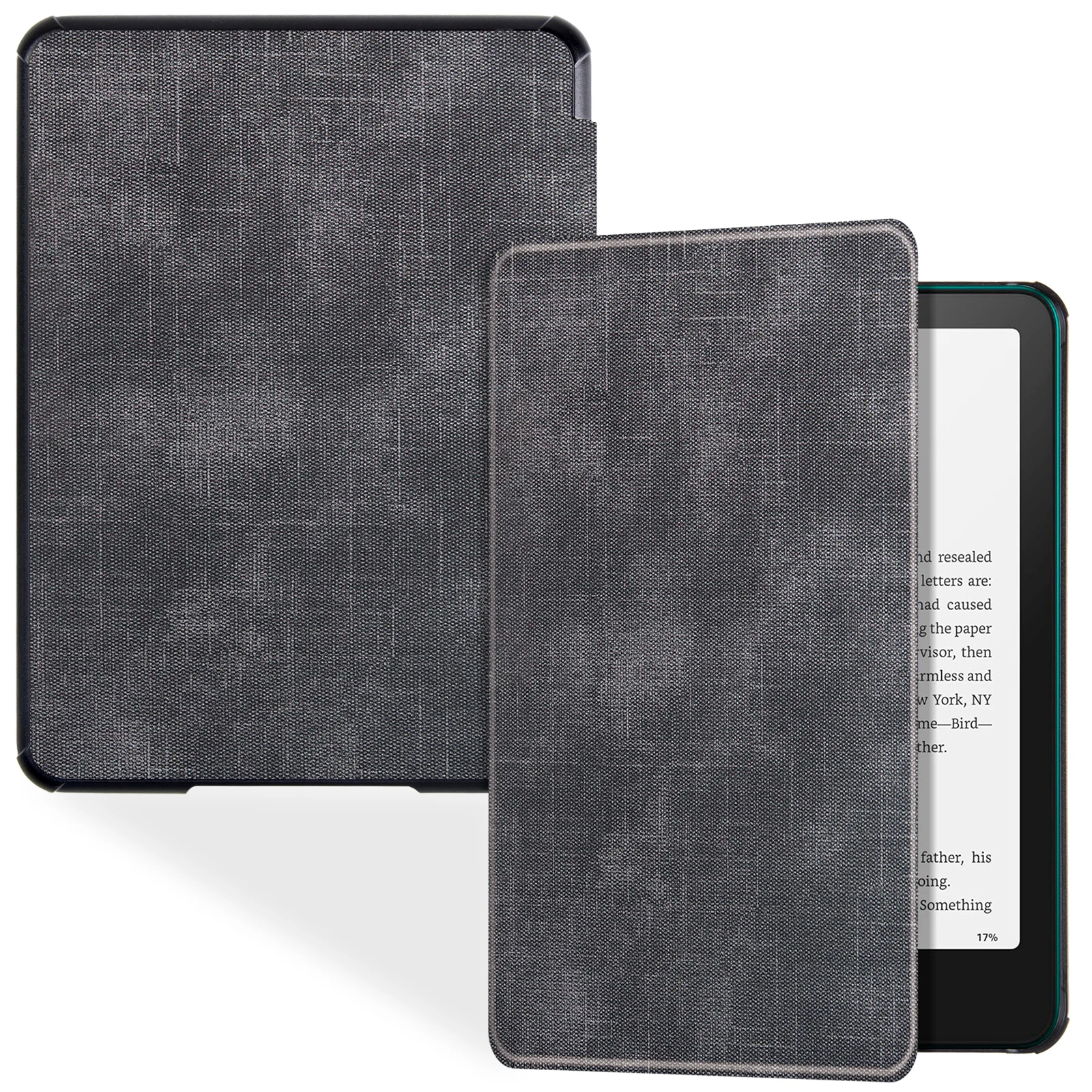 

for Kindle Colorsoft Case with Auto Sleep/Wake | Hard Back Shell | Slim PU Leather Cover for 7" Paperwhite Signature Edition