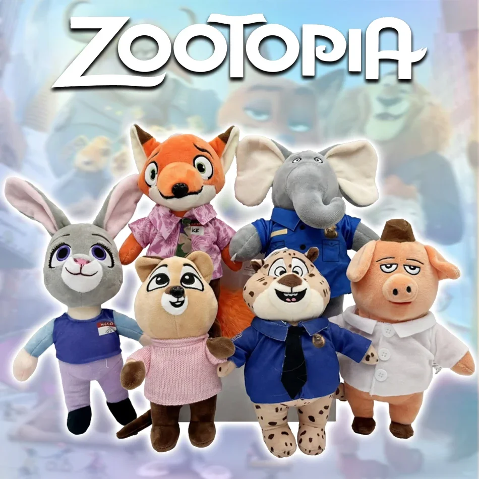 

Милый мультфильм Zootopia Nick Wilde Джуди Хоппс плюшевая кукла игрушка аниме новый диван украшение комнаты детские рождественские удивленные подарки