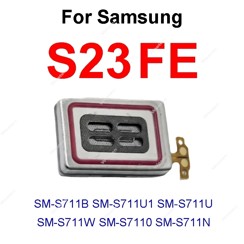 كابل مرن لاستقبال سماعات الأذن يستخدم لهاتف سامسونج جالاكسي S23 + S24 + S25 + S23 FE S24 FE S25 Ultra S25 Edge جهاز استقبال سماعة الأذن العلوي