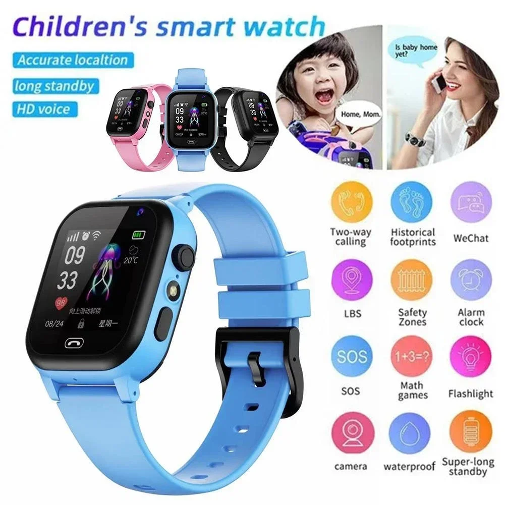 

Kids 2G Smart Watch No SIM card， Video Call SOS GPS Location Phone Watch Camera Location Tracker Waterproof Child Smartwatch